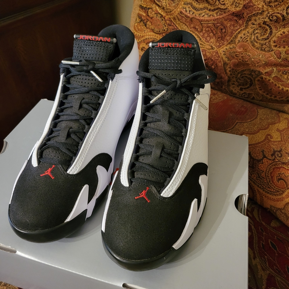 Air Jordan Black and White Sneakers